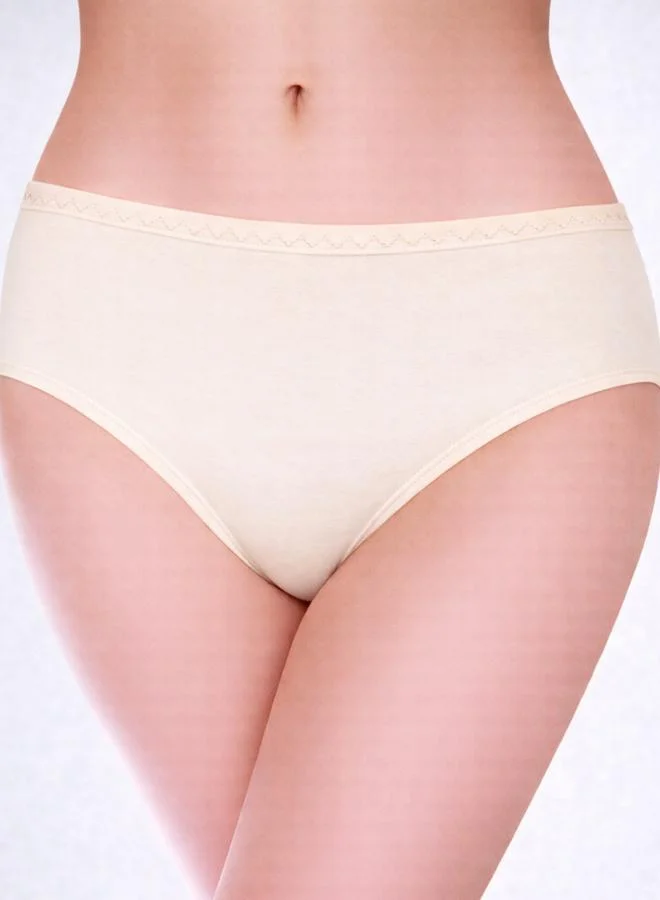 Take Two Pack of 3 - Solid Cotton Stretch Brief with  Elasticated Waistband By LAZZYCAT